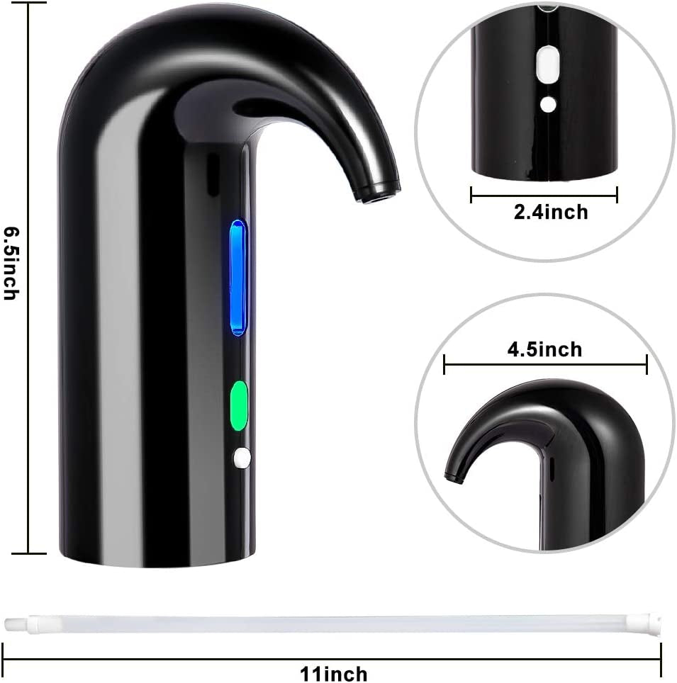 "Smart Electric Wine Aerator & Pourer with USB Rechargeable Pump - Perfect for Travel, Home, and Bar"