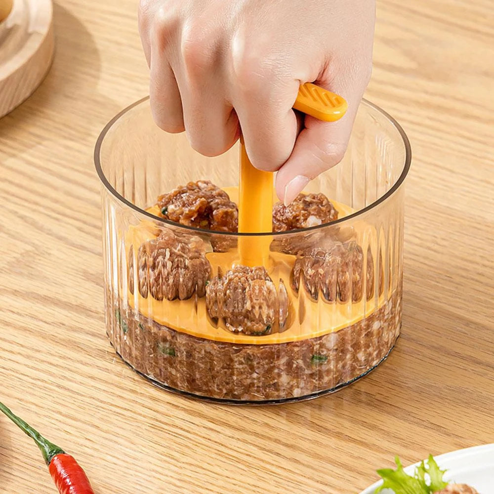 Translucent Meatball Maker Taiwanese Meatballs Press Mold Minced Meat Storage Container Household Fried Meatball Making